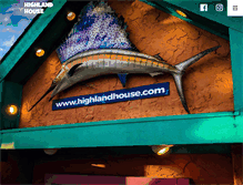 Tablet Screenshot of highlandhouse.com